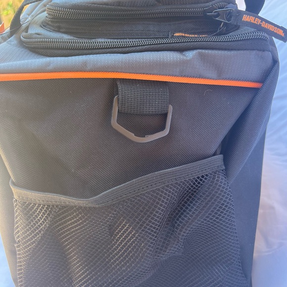 Harley Davidson Motorcycle Travel Duffle Gym Bag 20” Carry on with Strap - Picture 5 of 7